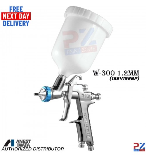 Iwata W300WB 1.2mm Gravity Feed Spray Gun Pro Kit | 600ml Cup (13241528P)